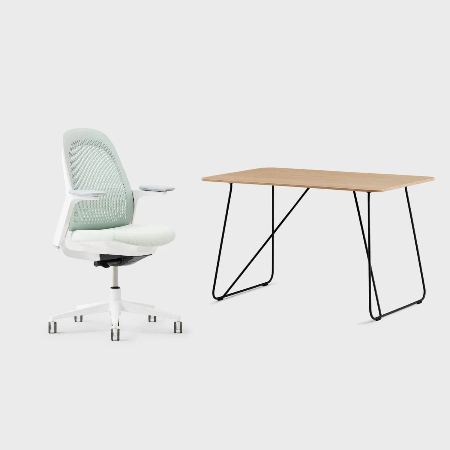 Breck Office Chair & Market Desk Set - Image 15