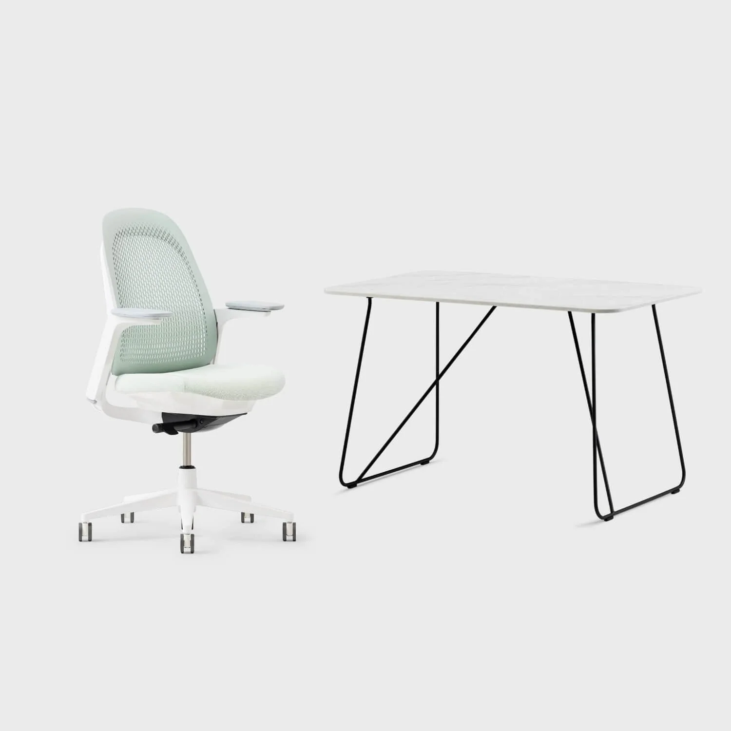 Breck Office Chair & Market Desk Set - Image 19