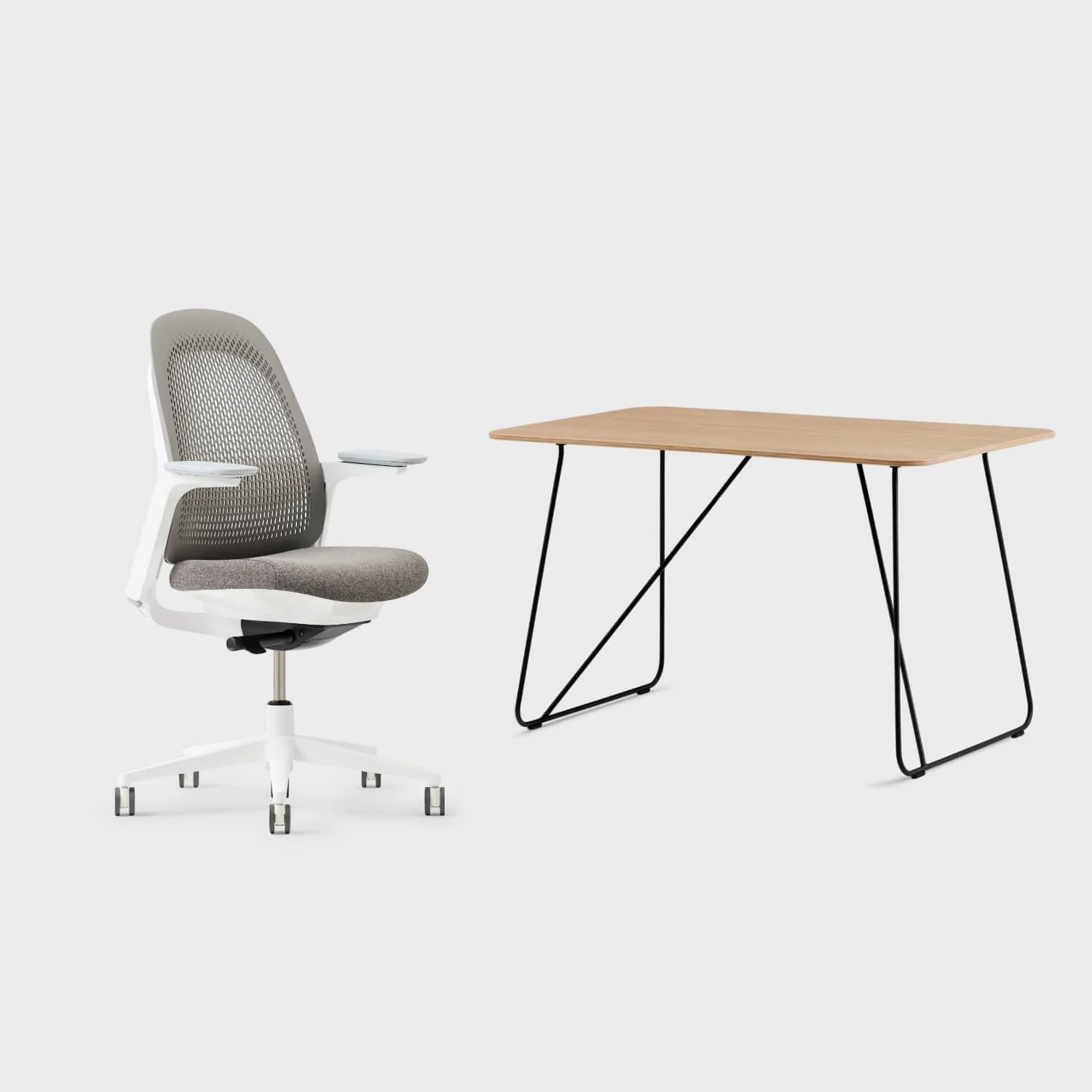 Breck Office Chair & Market Desk Set - Image 3