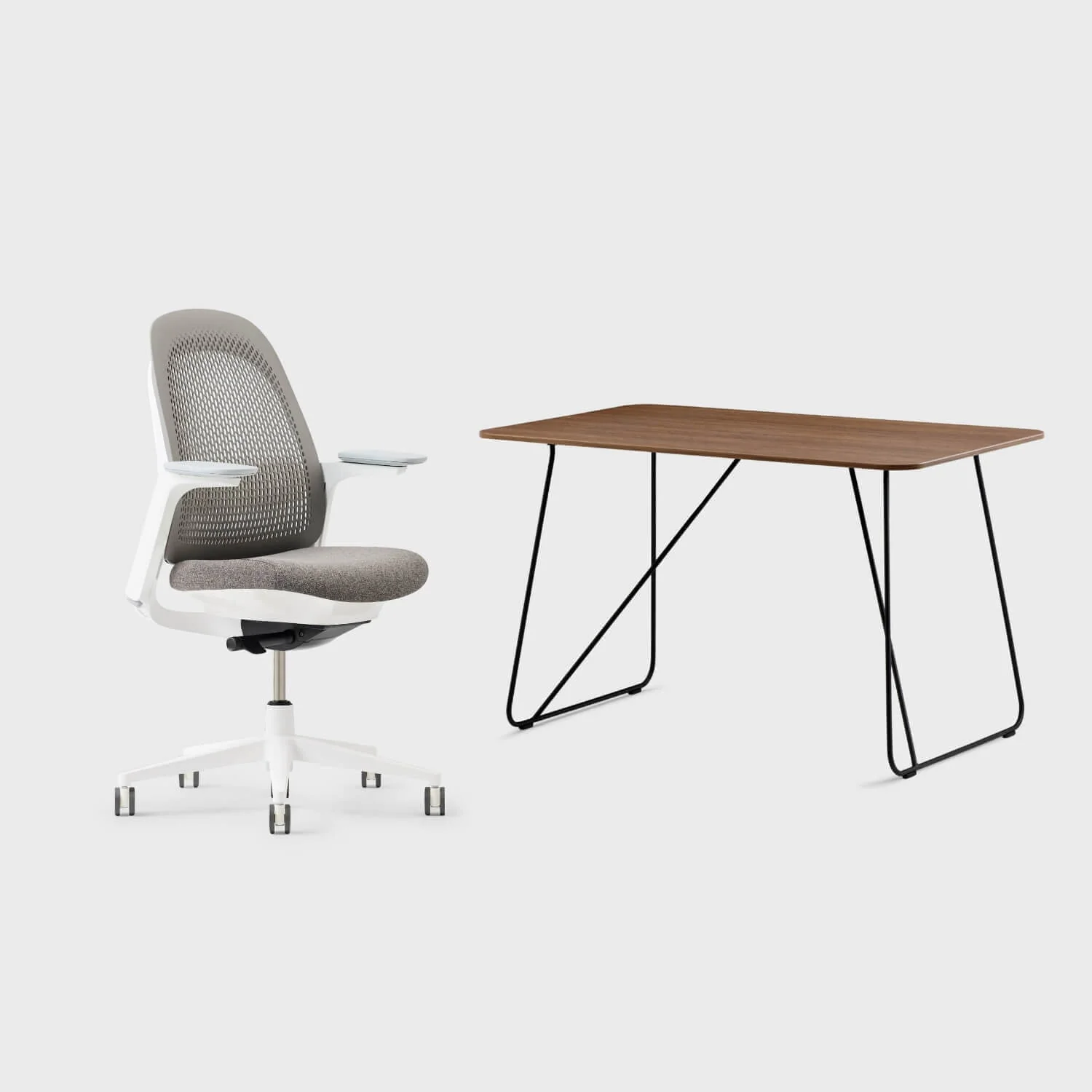 Breck Office Chair & Market Desk Set - Image 4