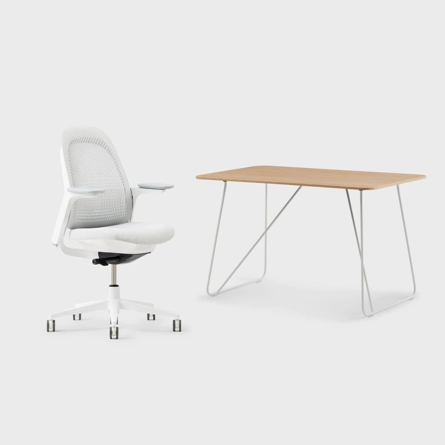 Breck Office Chair & Market Desk Set - Image 8