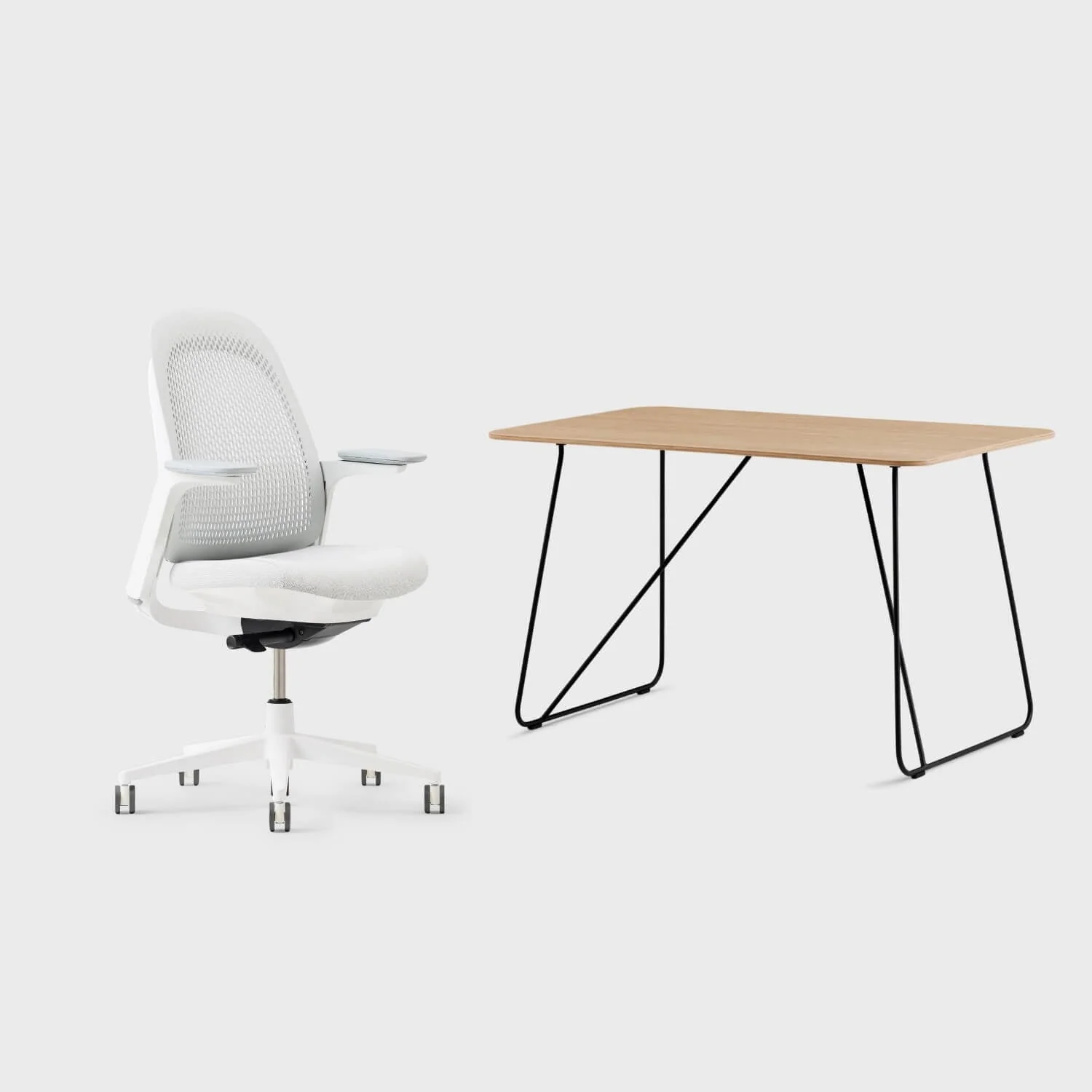 Breck Office Chair & Market Desk Set - Image 9