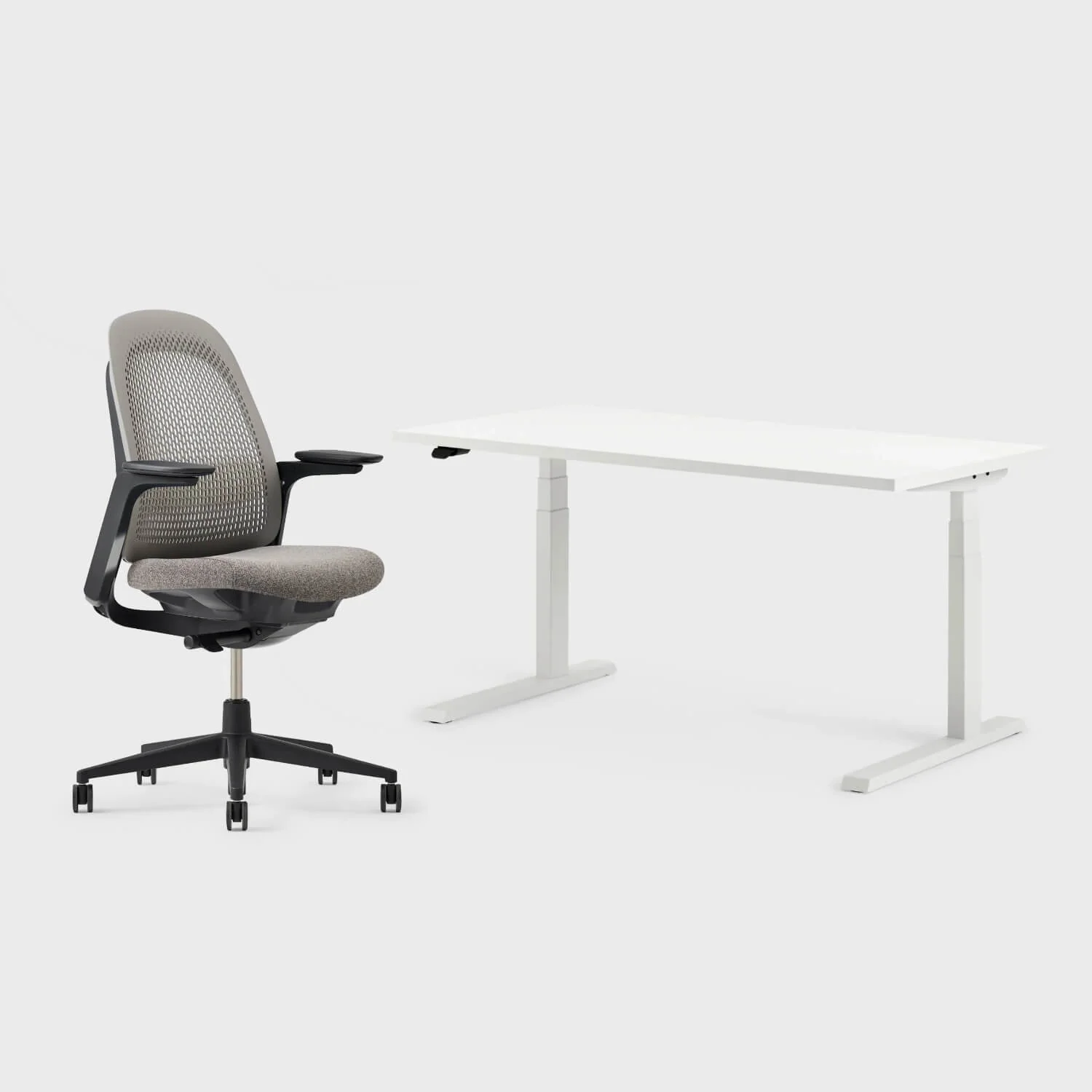 Breck Office Chair & Upside Sit-to-Stand Desk Set - Image 24