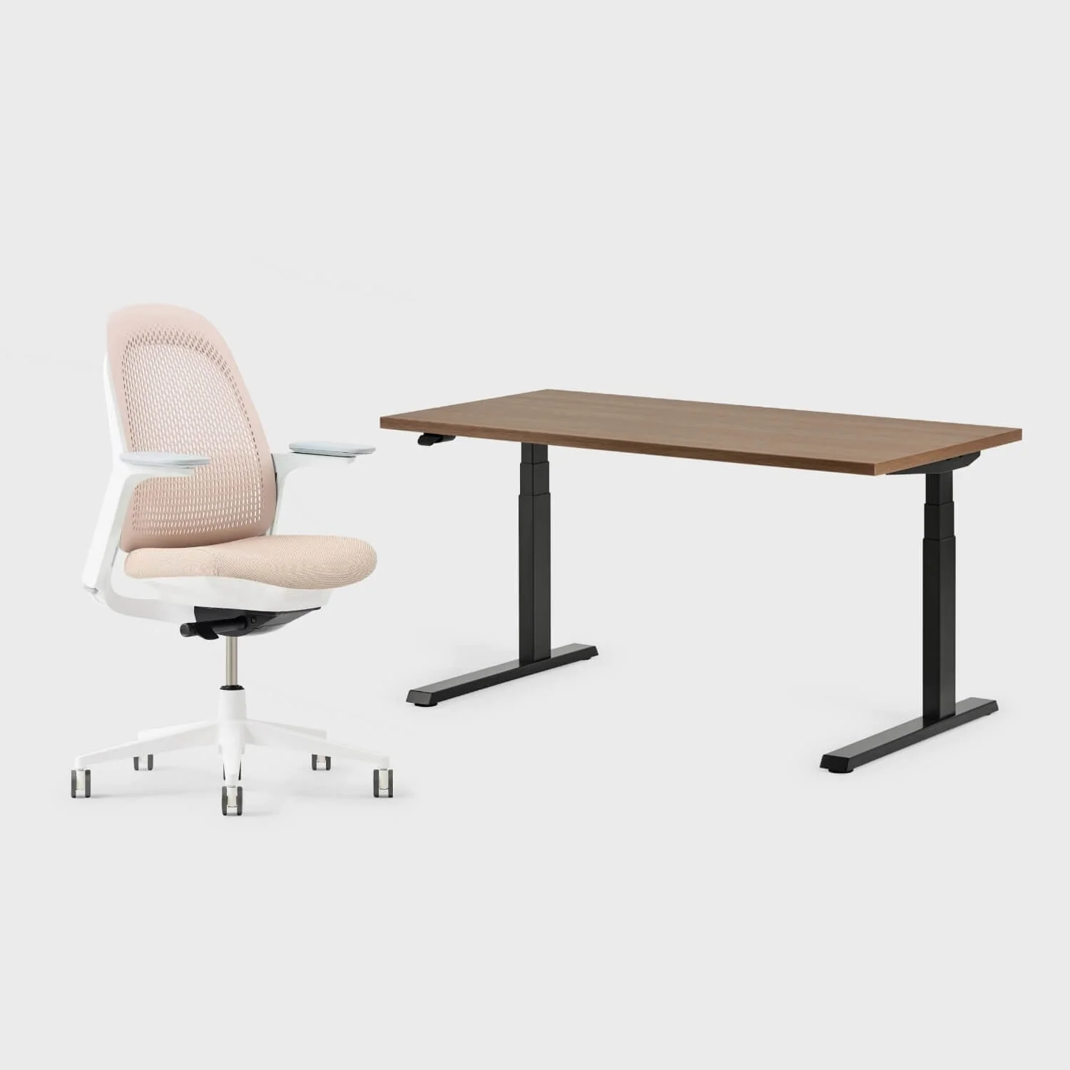 Breck Office Chair & Upside Sit-to-Stand Desk Set - Image 43