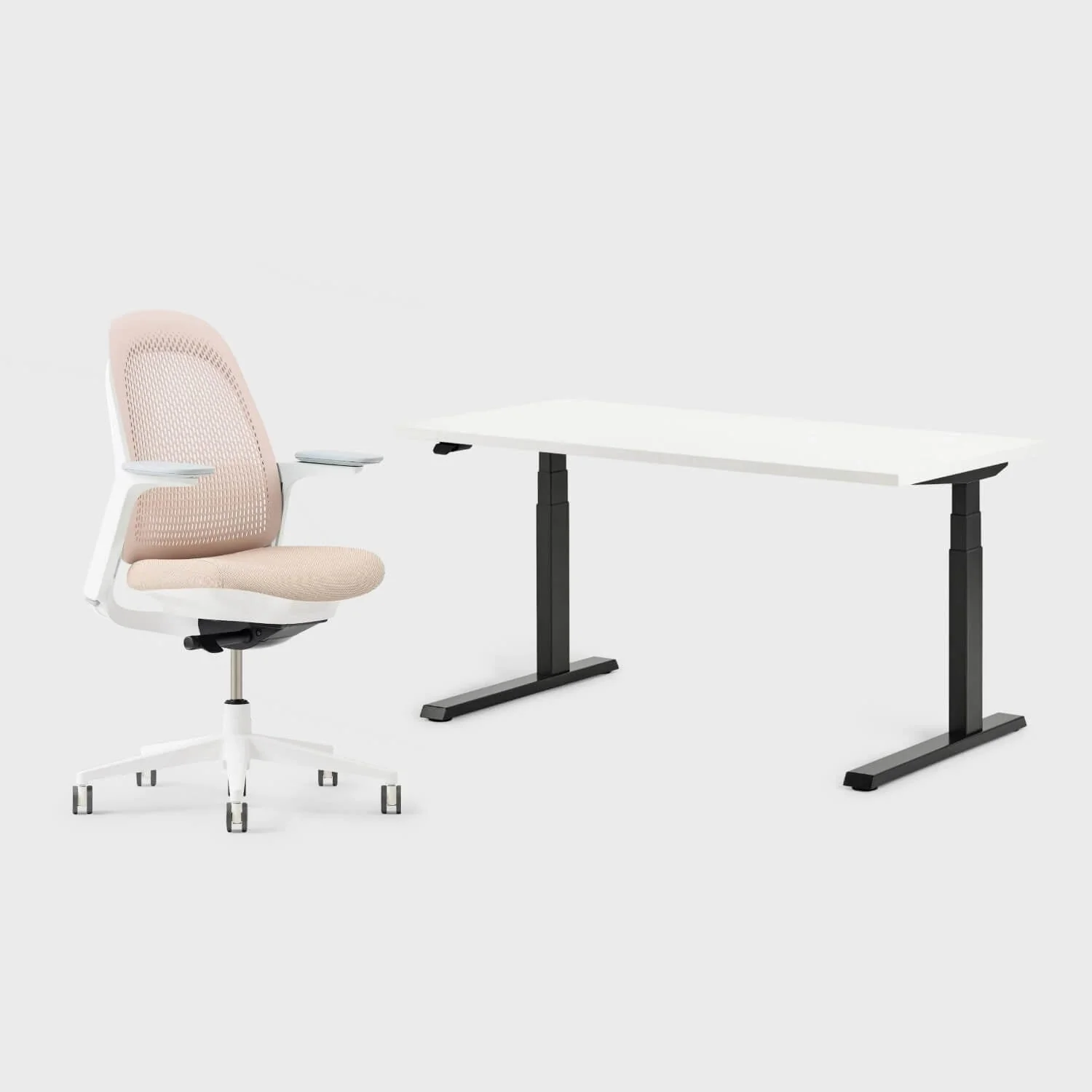 Breck Office Chair & Upside Sit-to-Stand Desk Set - Image 44