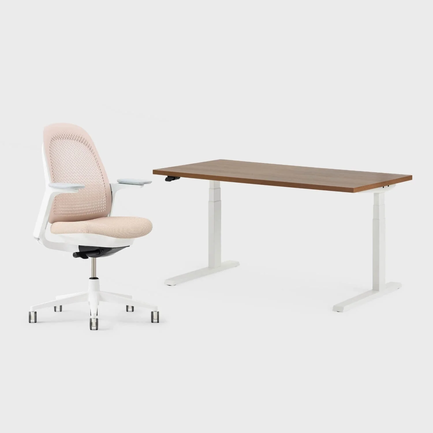 Breck Office Chair & Upside Sit-to-Stand Desk Set - Image 47