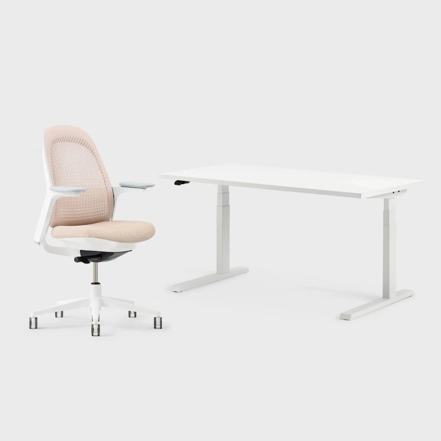 Breck Office Chair & Upside Sit-to-Stand Desk Set - Image 48