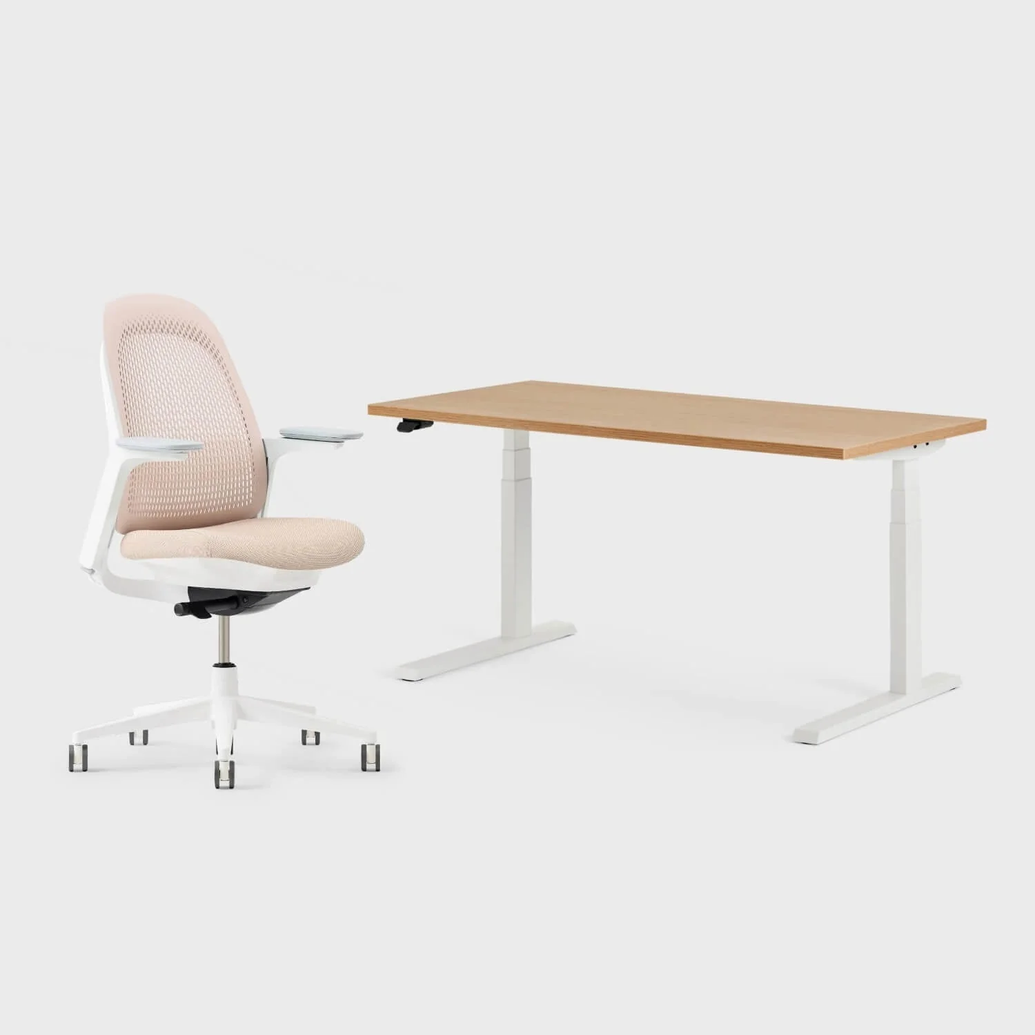 Breck Office Chair & Upside Sit-to-Stand Desk Set - Image 49