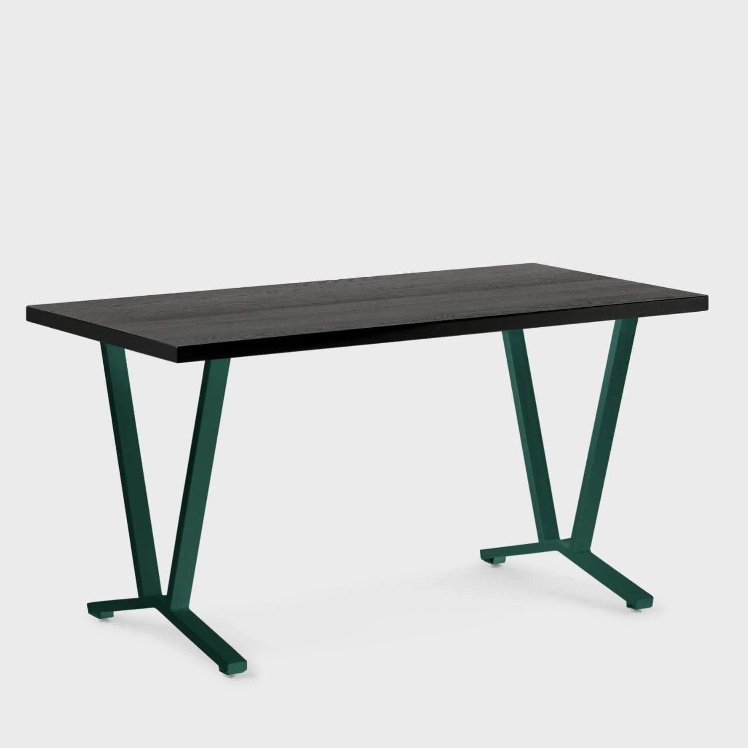Elements Wood Top Flare Leg Desk - Image 12