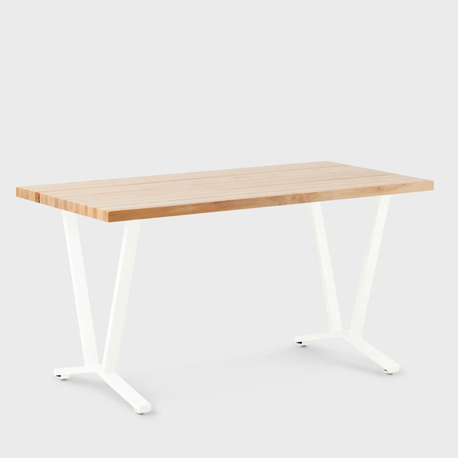 Elements Wood Top Flare Leg Desk - Image 21