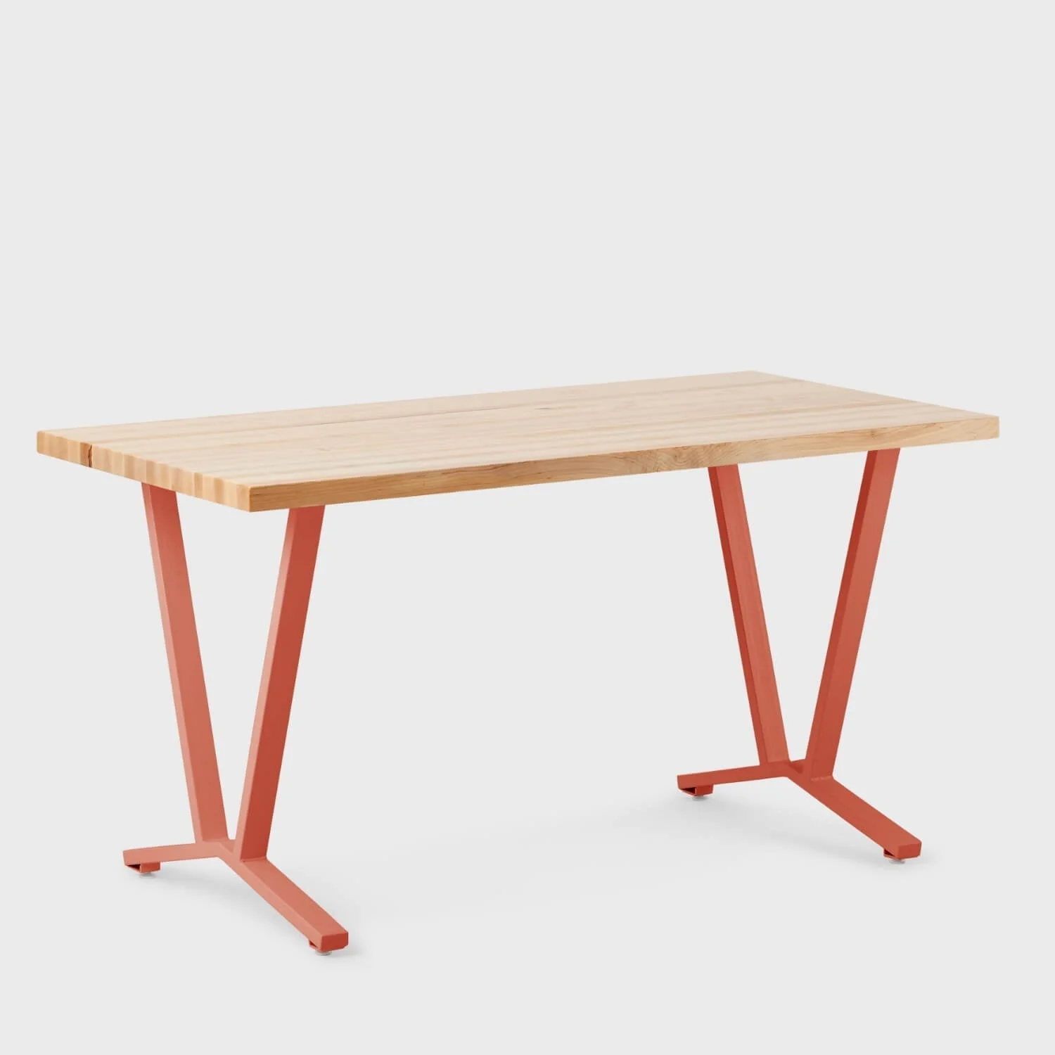Elements Wood Top Flare Leg Desk - Image 23