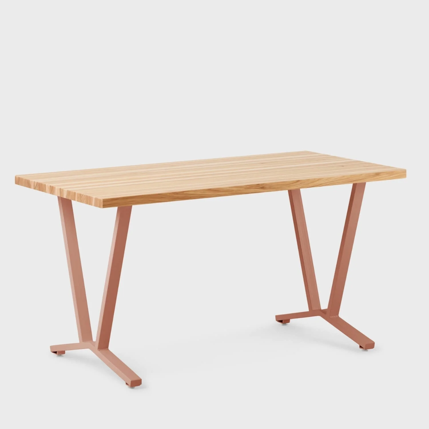 Elements Wood Top Flare Leg Desk - Image 28