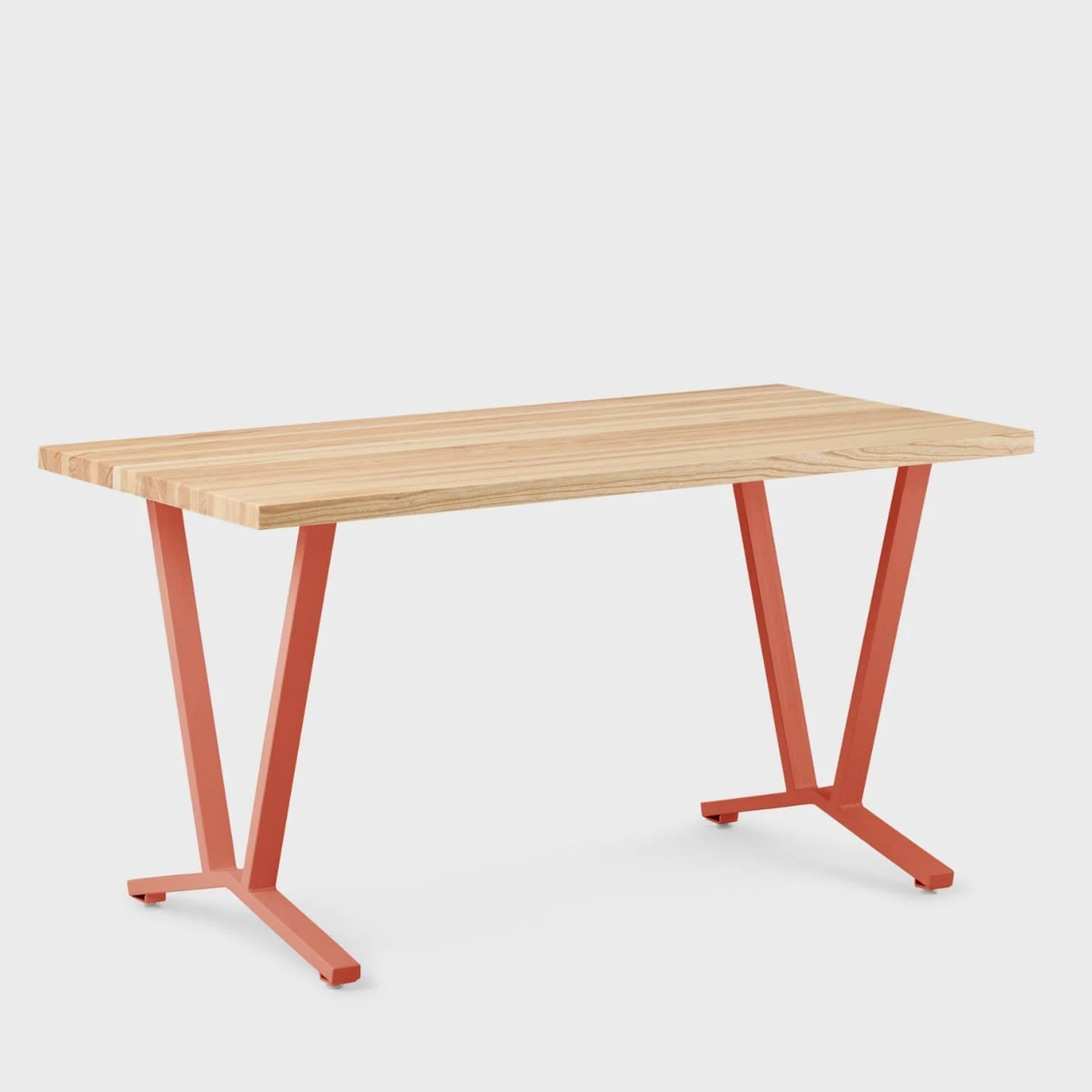 Elements Wood Top Flare Leg Desk - Image 35