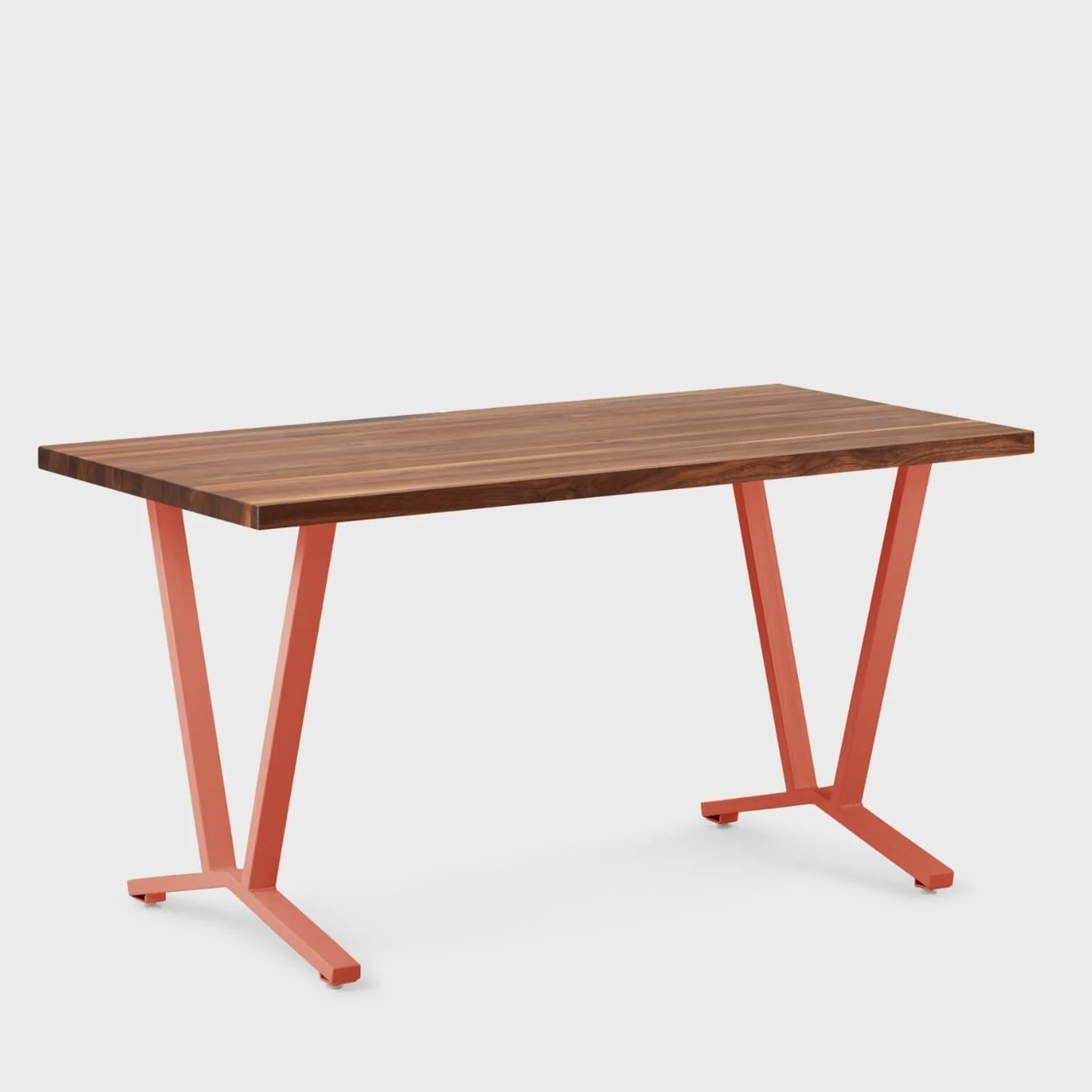 Elements Wood Top Flare Leg Desk - Image 47