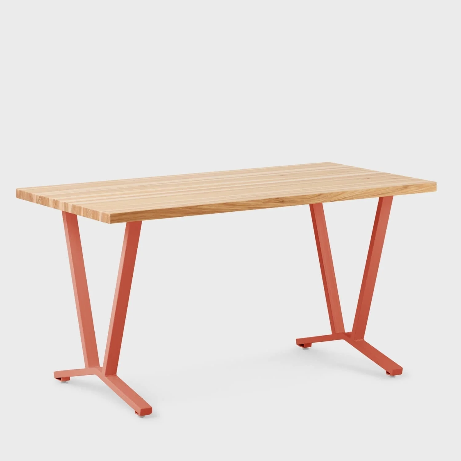 Elements Wood Top Flare Leg Desk - Image 59