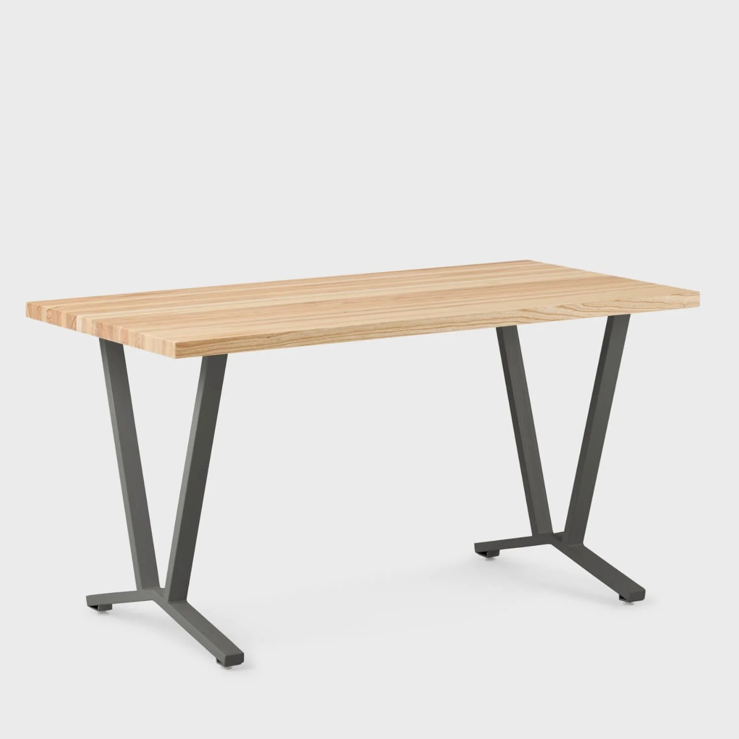 Elements Wood Top Flare Leg Desk - Image 7