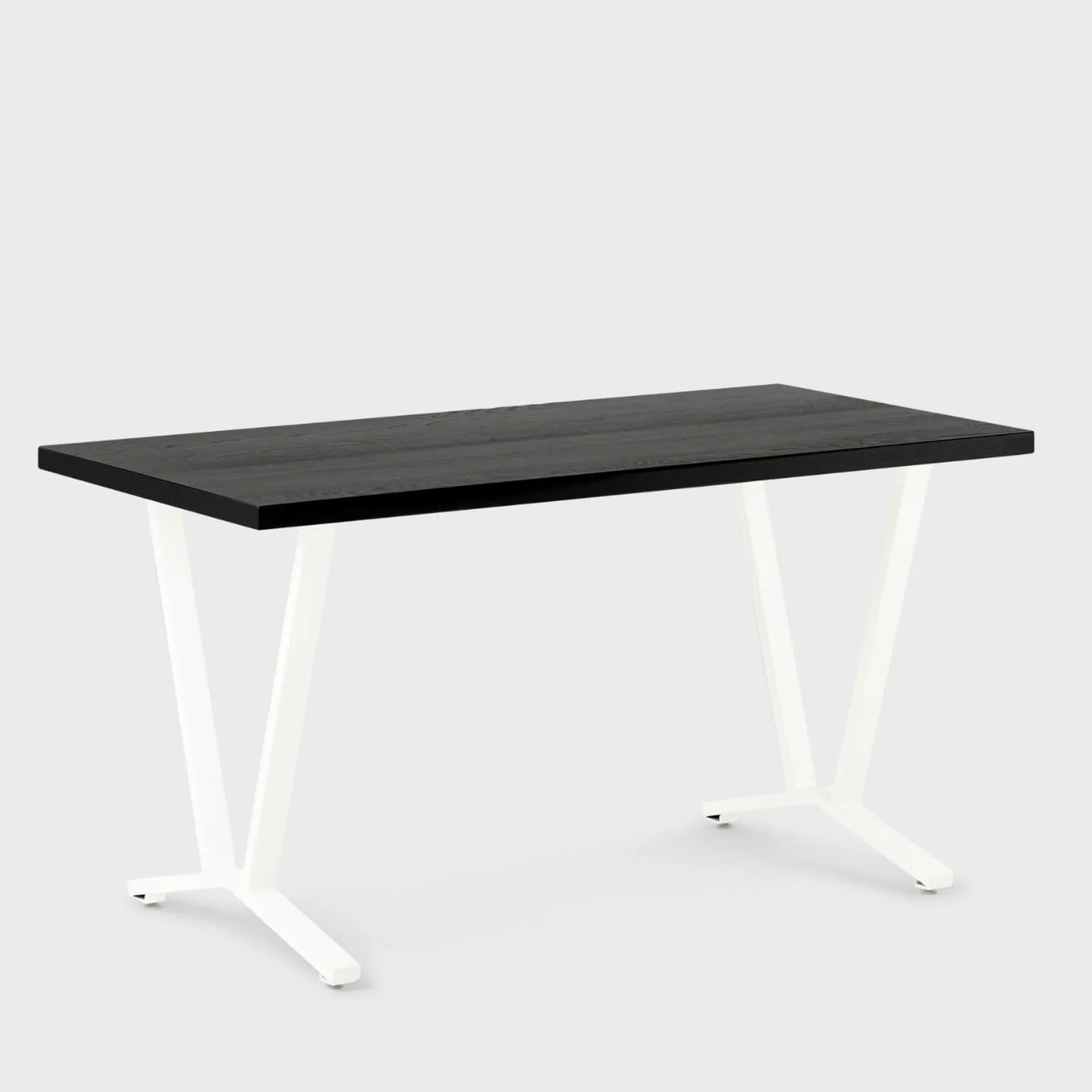 Elements Wood Top Flare Leg Desk - Image 9