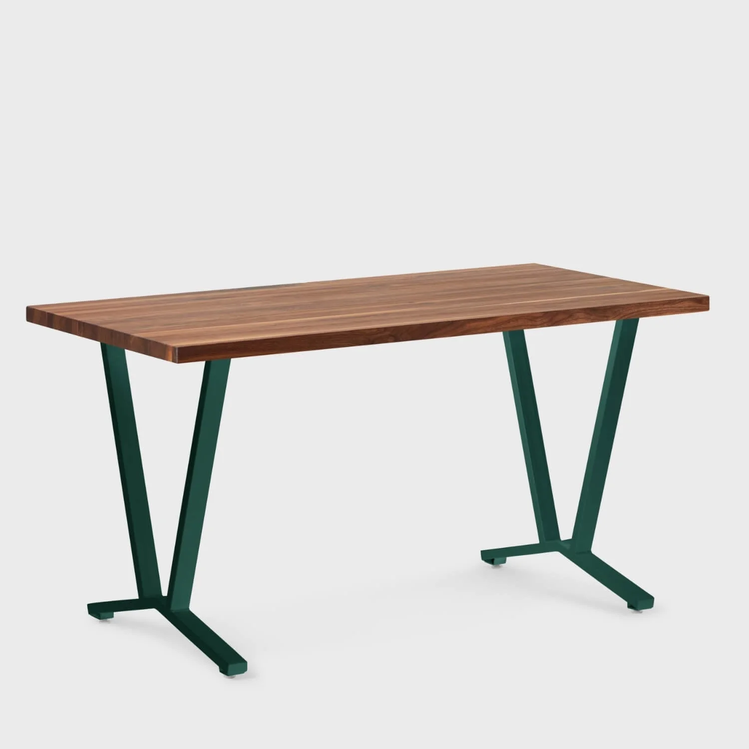 Elements Wood Top Flare Leg Desk - Image 17