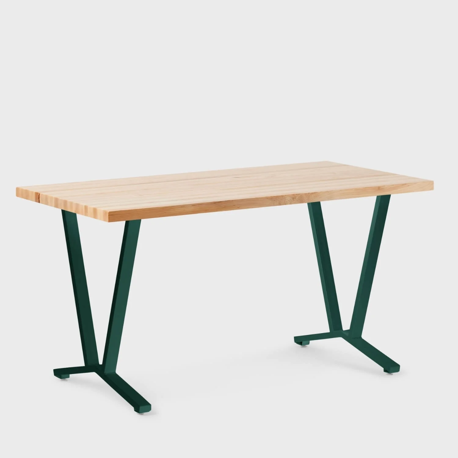 Elements Wood Top Flare Leg Desk - Image 23