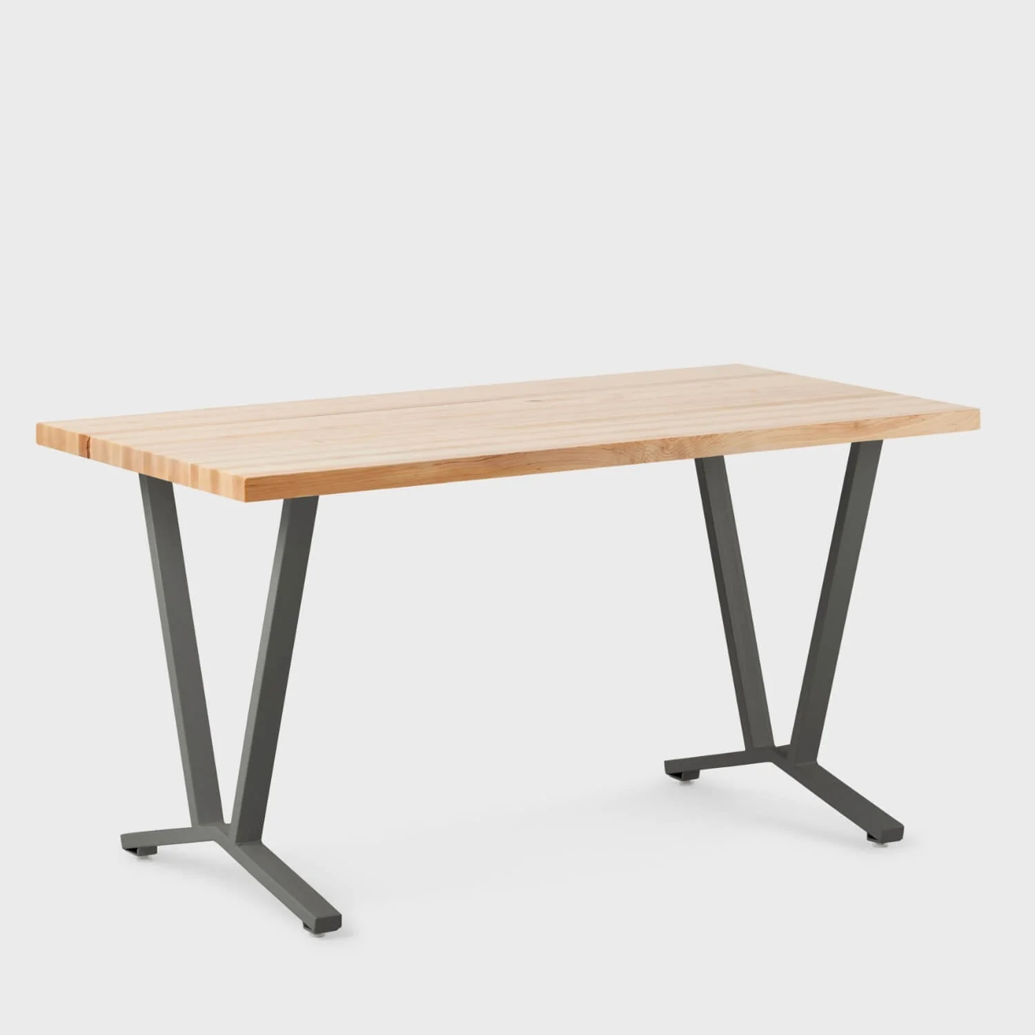 Elements Wood Top Flare Leg Desk - Image 24