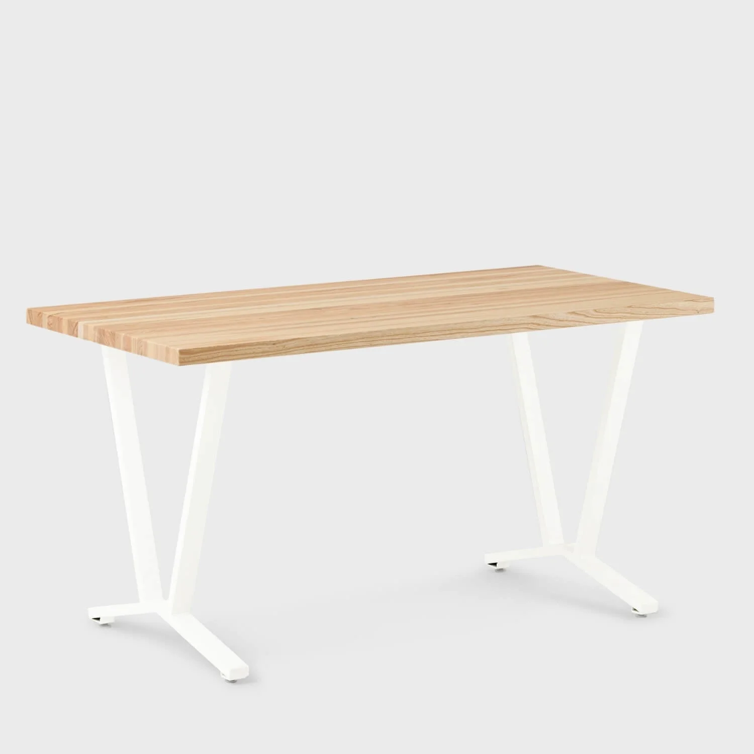 Elements Wood Top Flare Leg Desk - Image 32