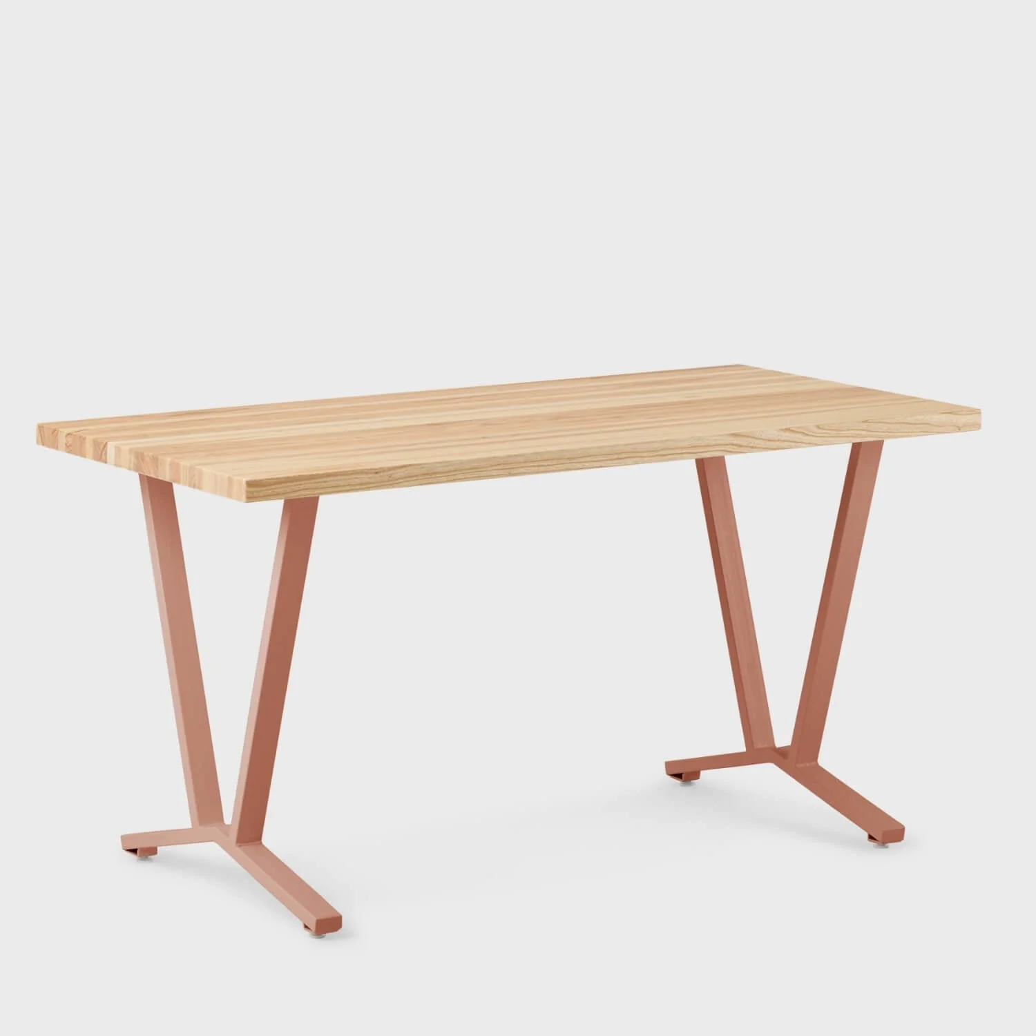 Elements Wood Top Flare Leg Desk - Image 33