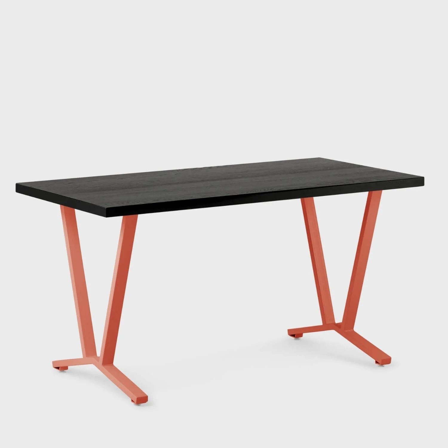 Elements Wood Top Flare Leg Desk - Image 40