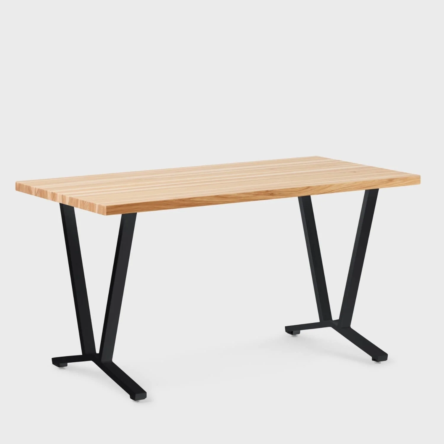 Elements Wood Top Flare Leg Desk - Image 55