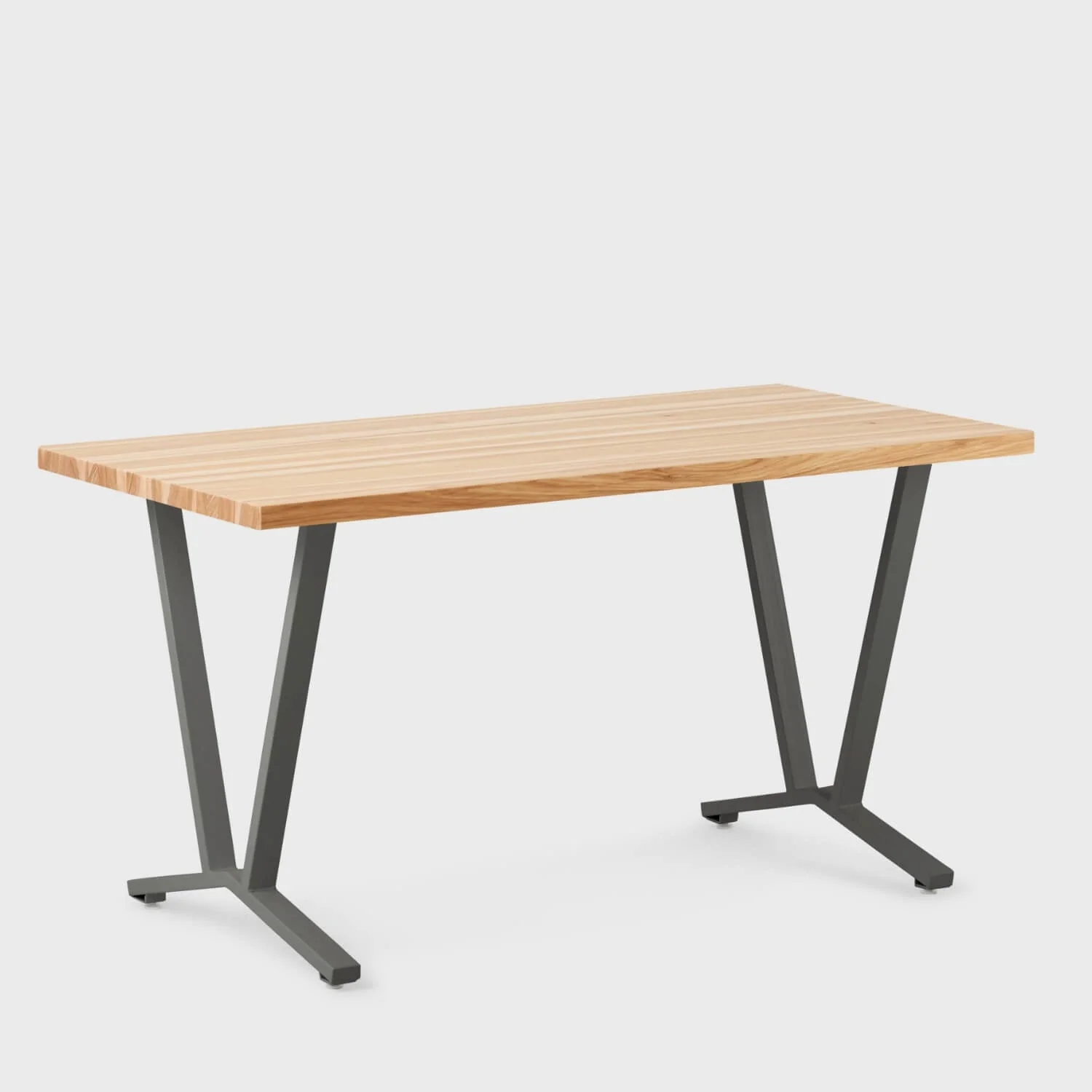 Elements Wood Top Flare Leg Desk - Image 60