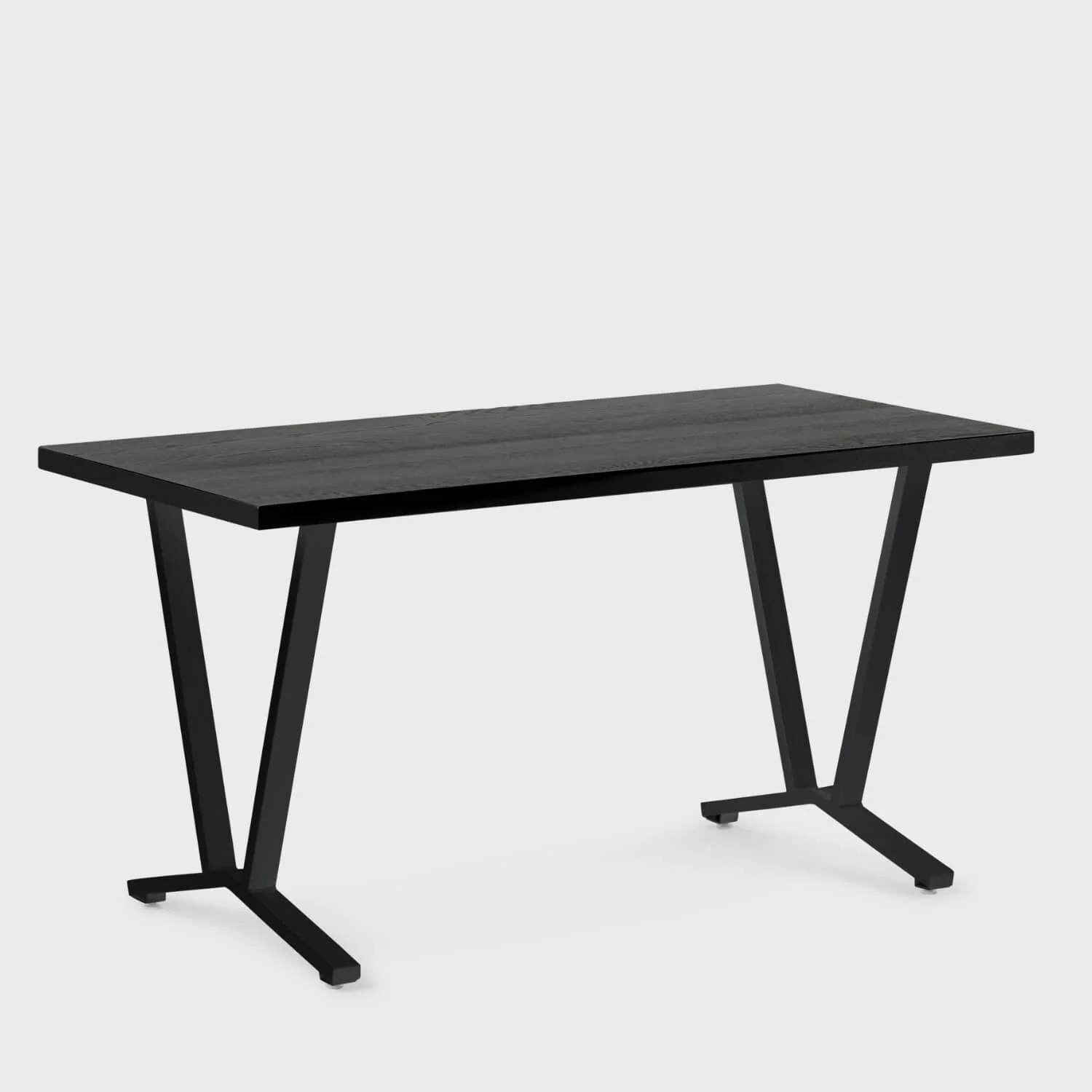 Elements Wood Top Flare Leg Desk - Image 8