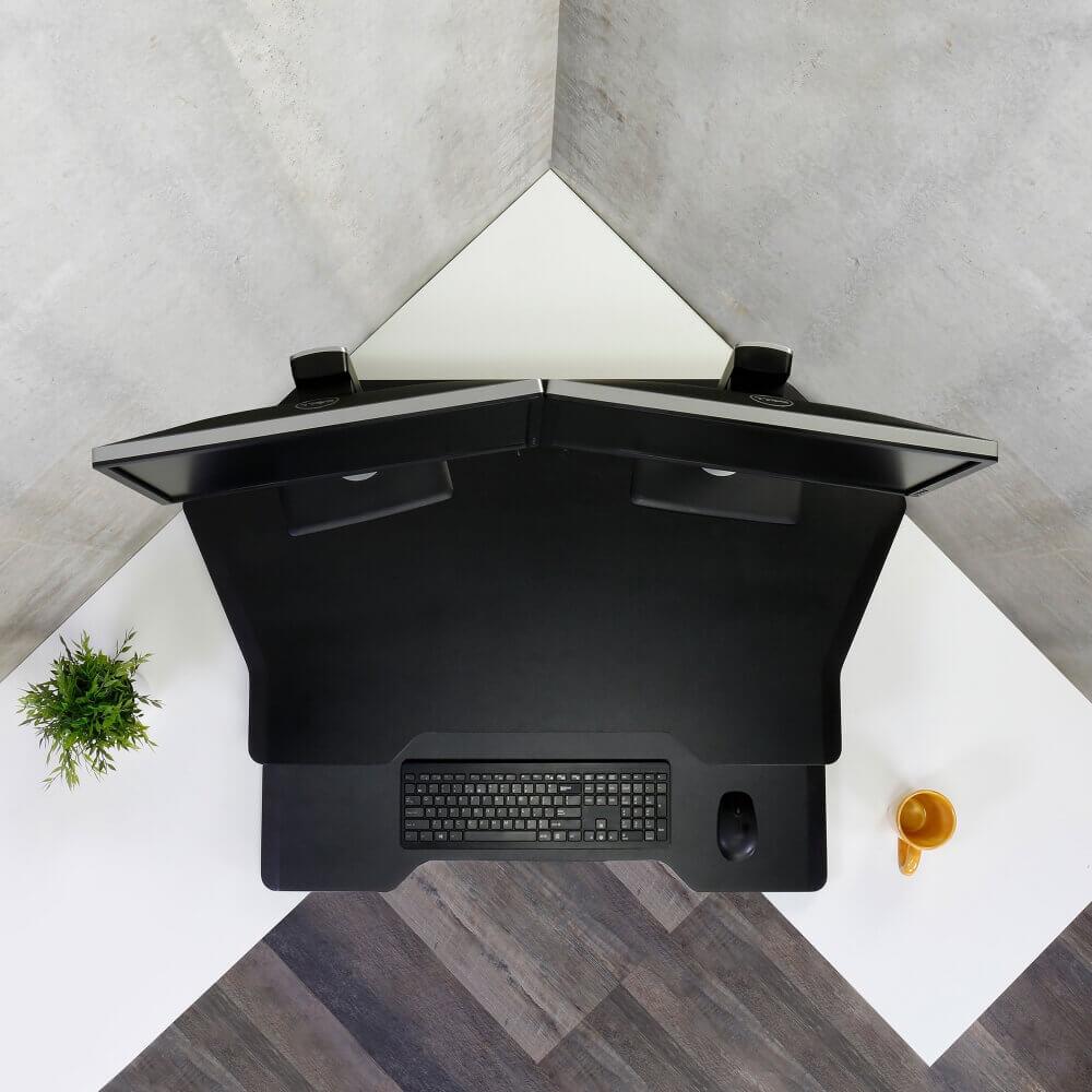 WorkFit Corner Standing Desk Converter - Image 3
