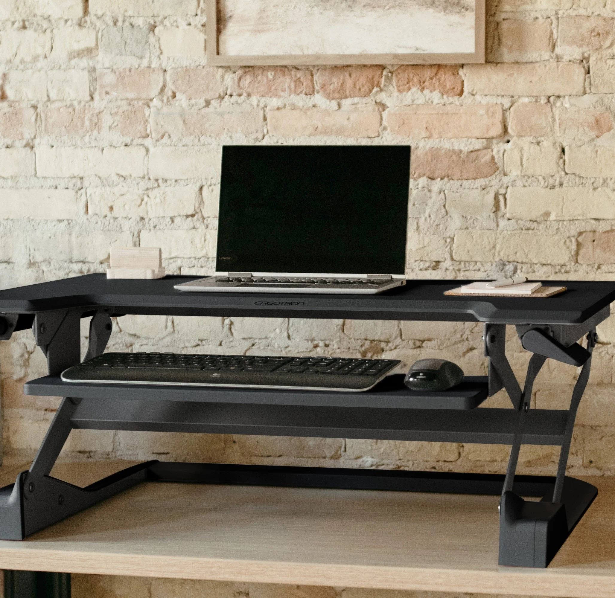 WorkFit Corner Standing Desk Converter - Image 6