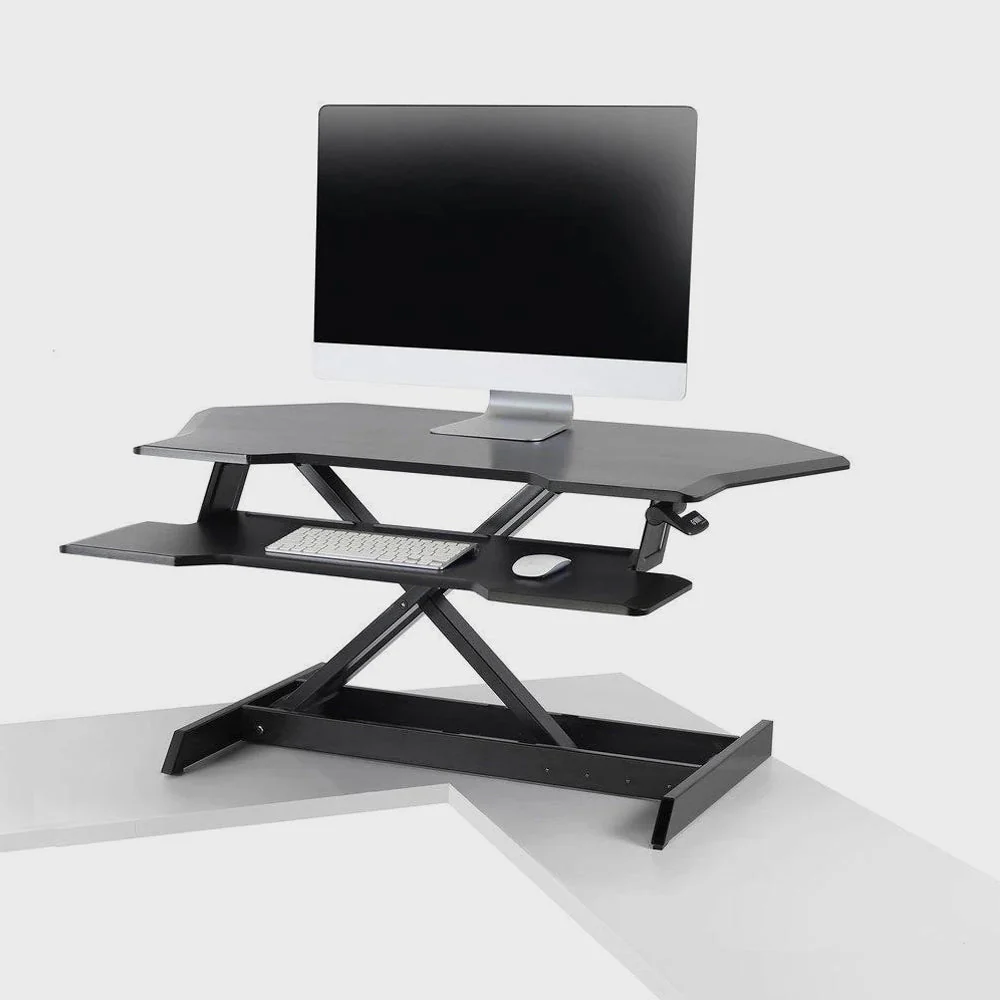 WorkFit Corner Standing Desk Converter - Image 7