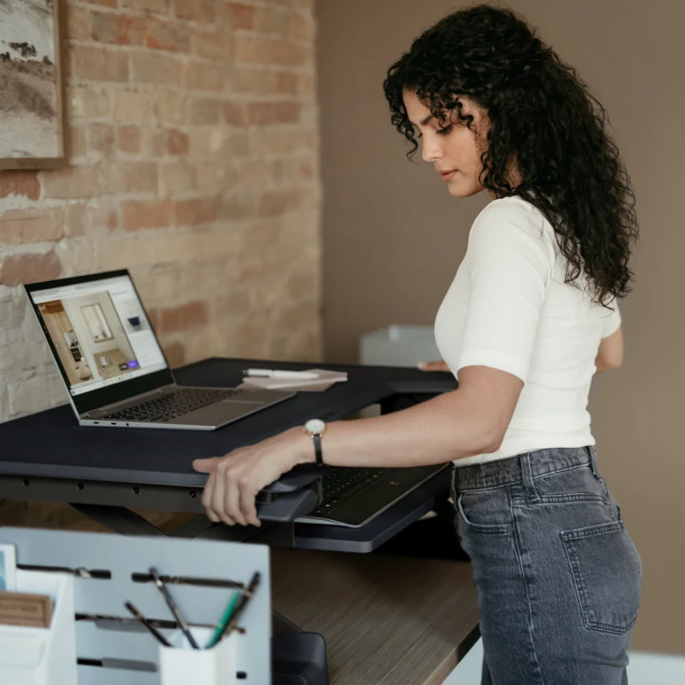 WorkFit-T/TL Standing Desk Converter - Image 4