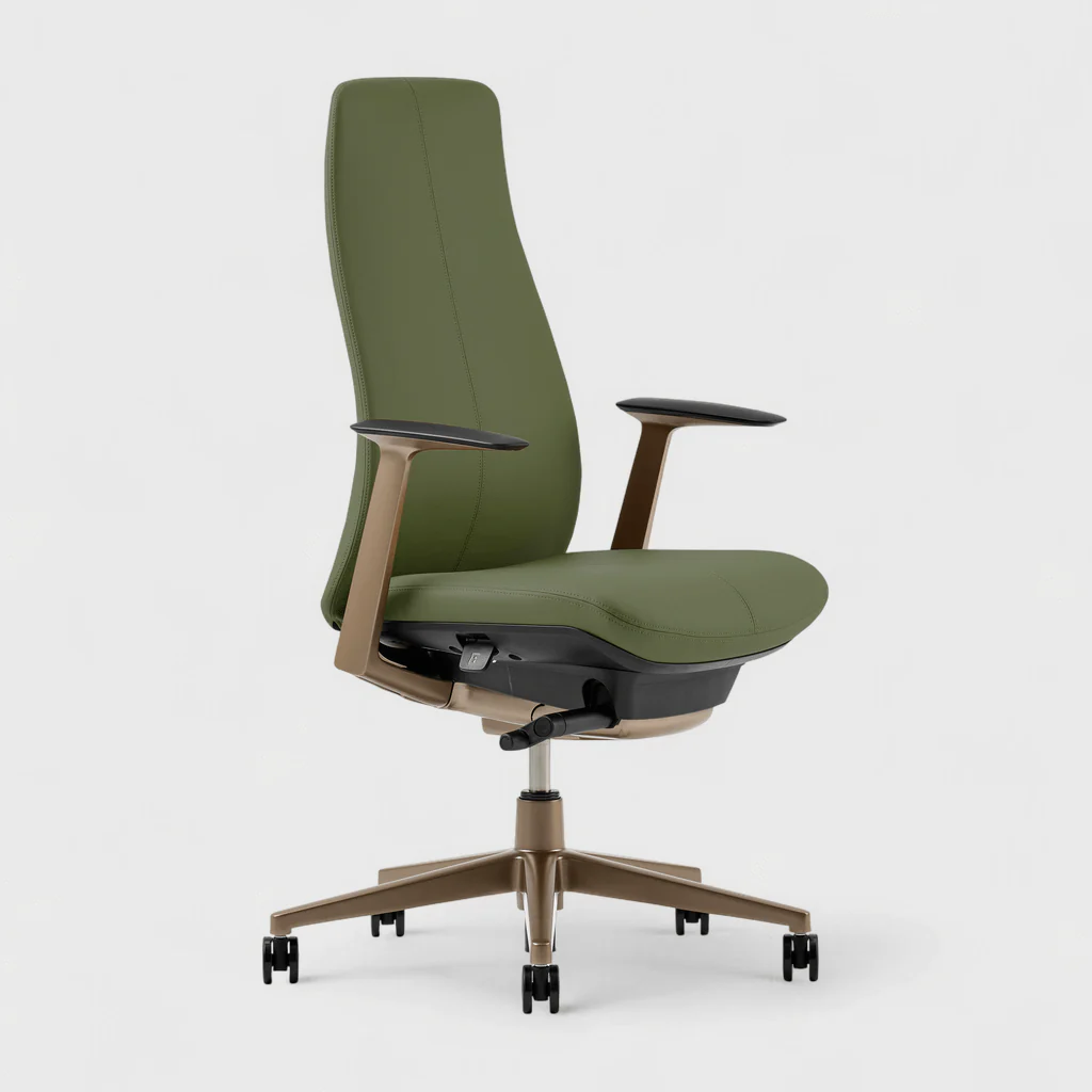 Fern Office Chair with Bronze Base - Image 3