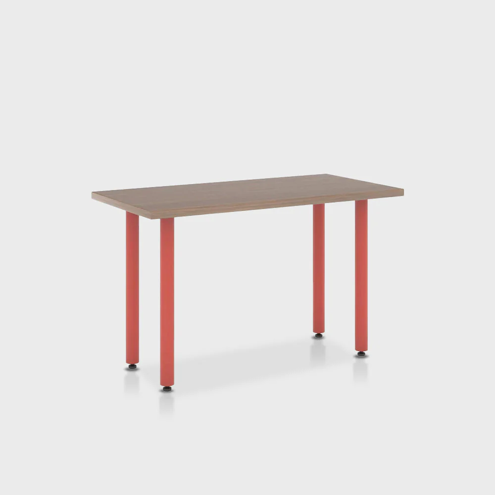 Jive Desk with Post Leg, Color Pop - Image 10