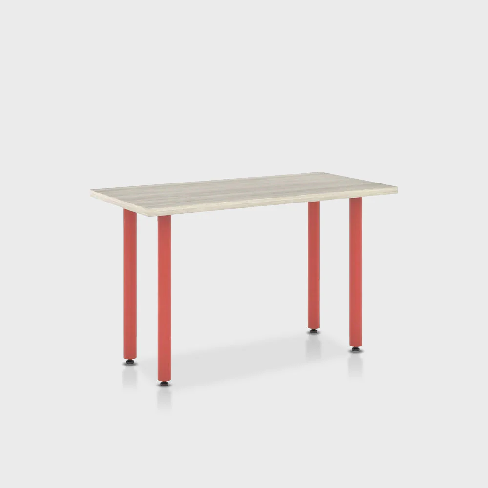 Jive Desk with Post Leg, Color Pop - Image 11