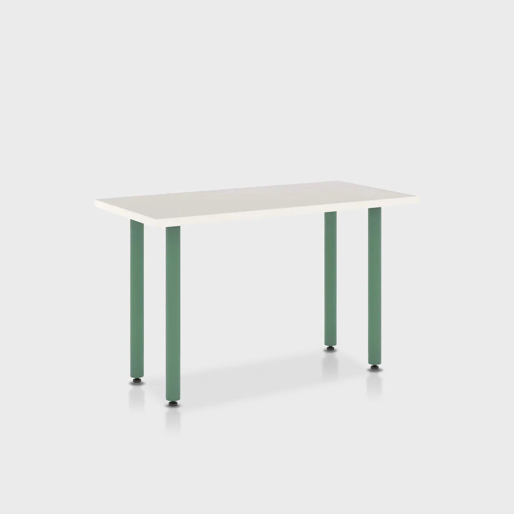 Jive Desk with Post Leg, Color Pop - Image 14