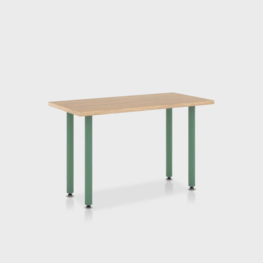 Jive Desk with Post Leg, Color Pop - Image 15