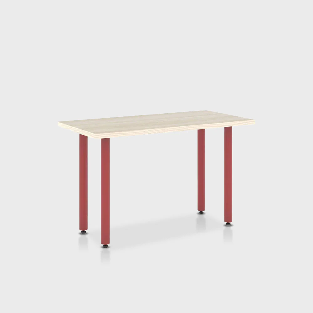 Jive Desk with Post Leg, Color Pop - Image 17