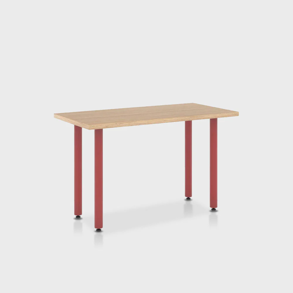 Jive Desk with Post Leg, Color Pop - Image 18