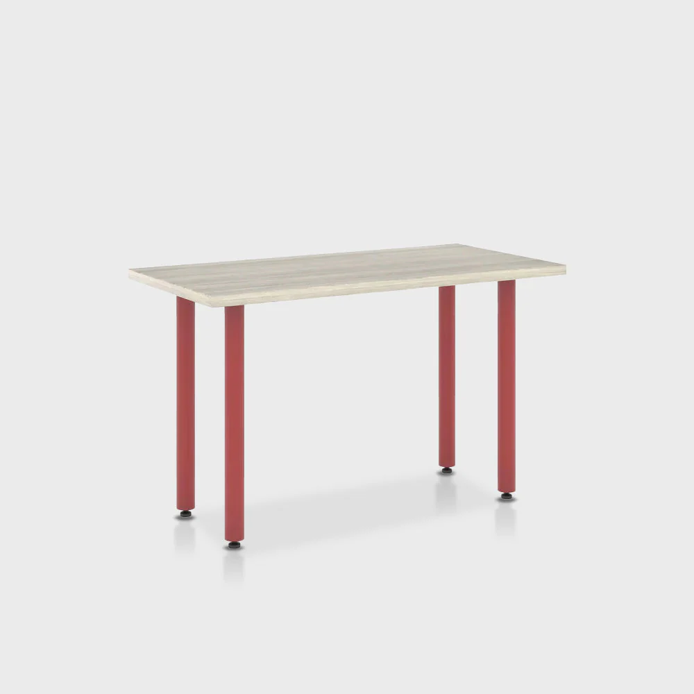 Jive Desk with Post Leg, Color Pop - Image 21