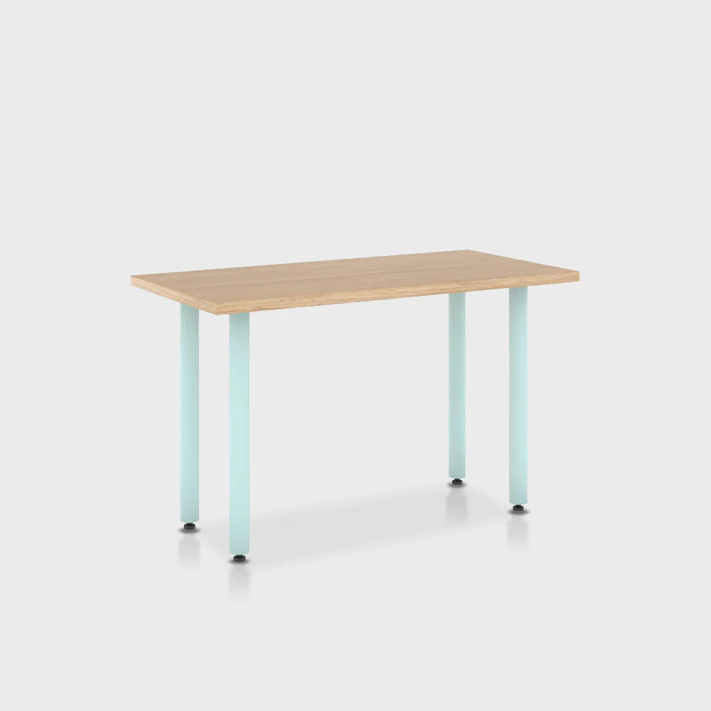 Jive Desk with Post Leg, Color Pop - Image 25