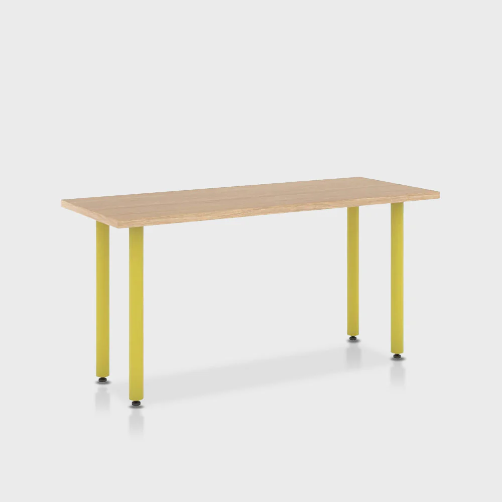 Jive Desk with Post Leg, Color Pop - Image 28
