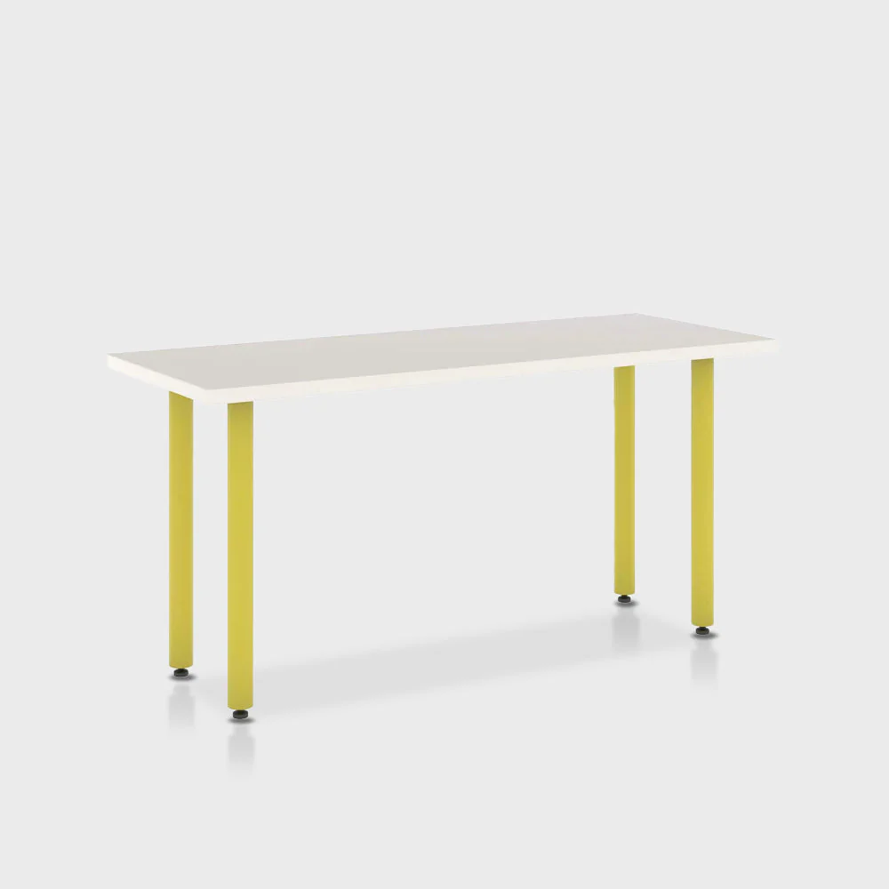 Jive Desk with Post Leg, Color Pop - Image 29
