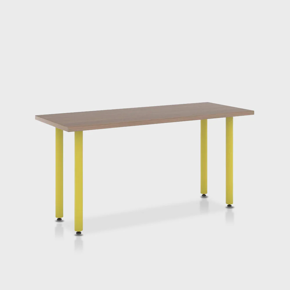 Jive Desk with Post Leg, Color Pop - Image 30