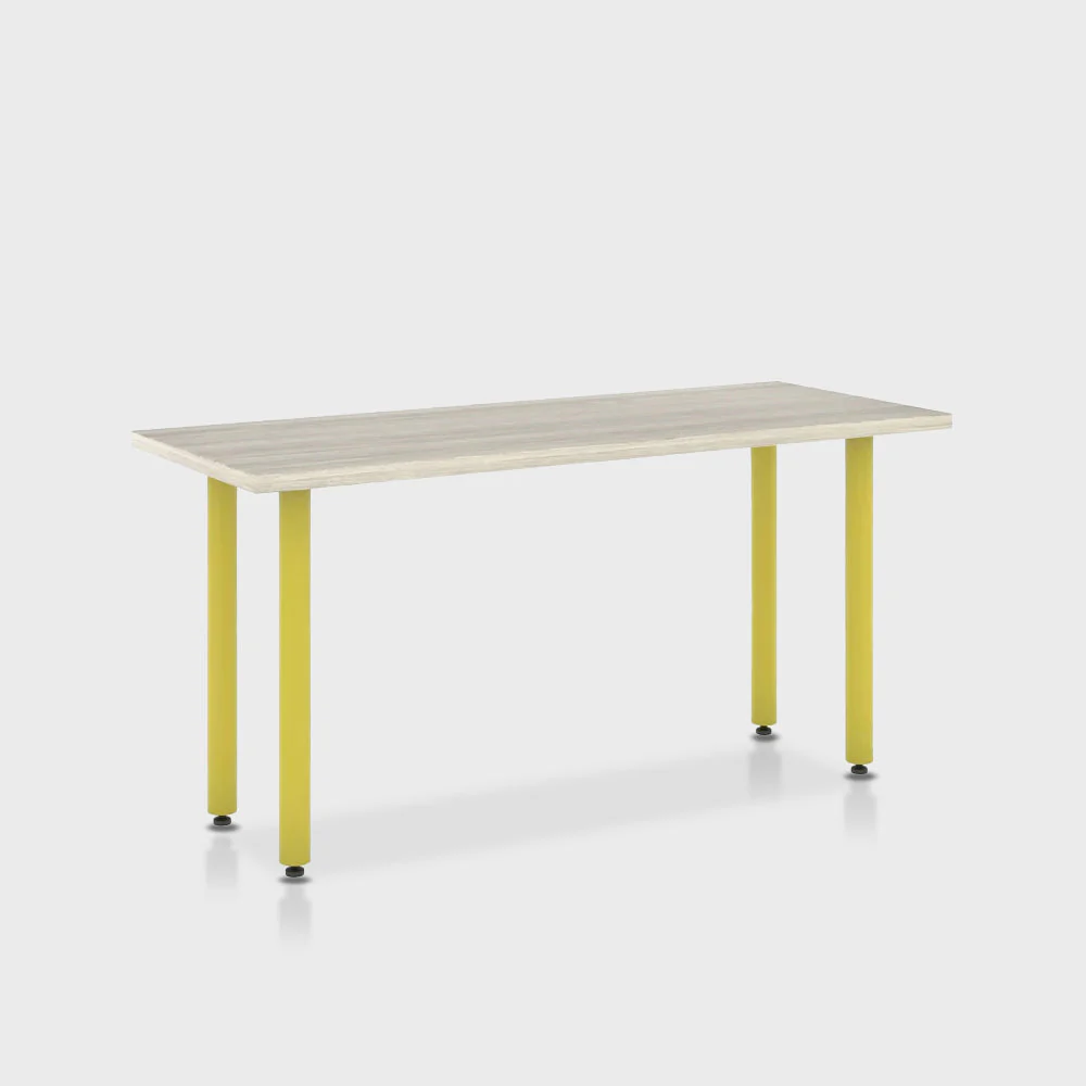 Jive Desk with Post Leg, Color Pop - Image 31