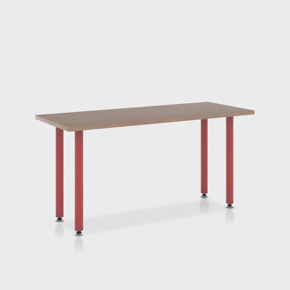Jive Desk with Post Leg, Color Pop - Image 35