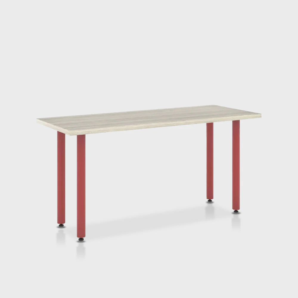 Jive Desk with Post Leg, Color Pop - Image 36