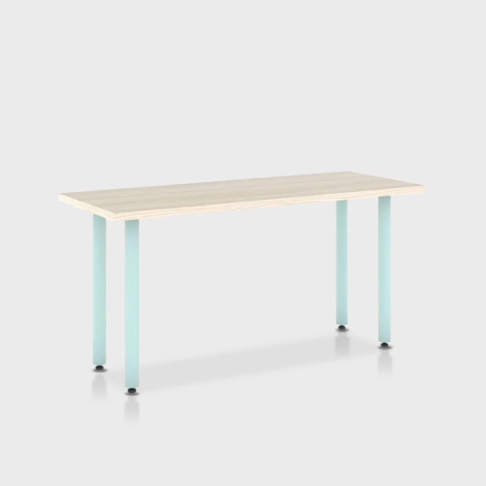 Jive Desk with Post Leg, Color Pop - Image 37